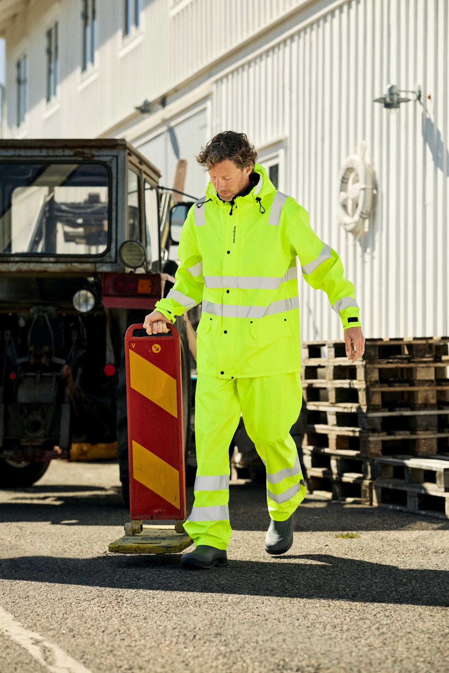 Pegasus Waterproof Hi-Vis Work Wear Set